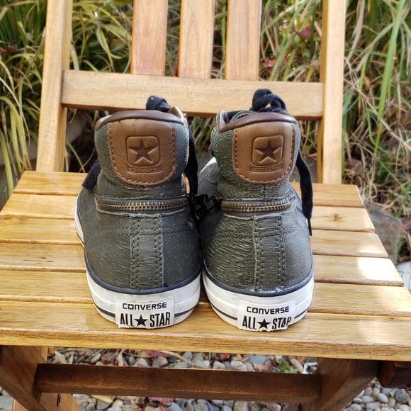 John Varvatos/Converse Hi-Top W/ Zipper Size 9 - Picture 6 of 15